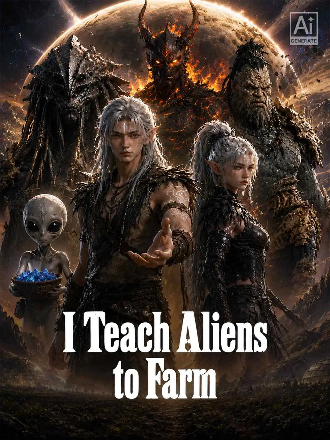 Cover of the miniseries I Teach Aliens to Farm
