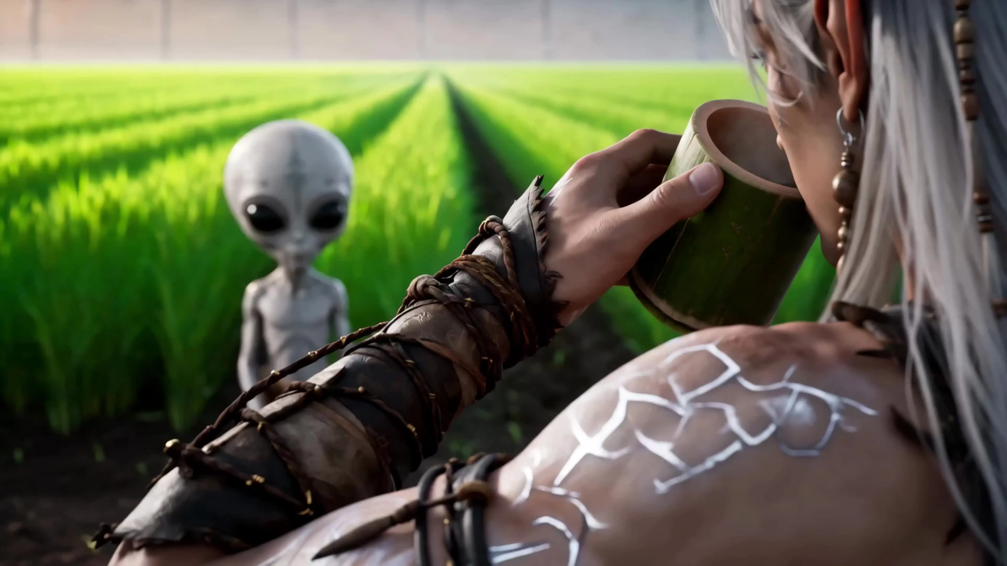 Episode 16 of I Teach Aliens to Farm