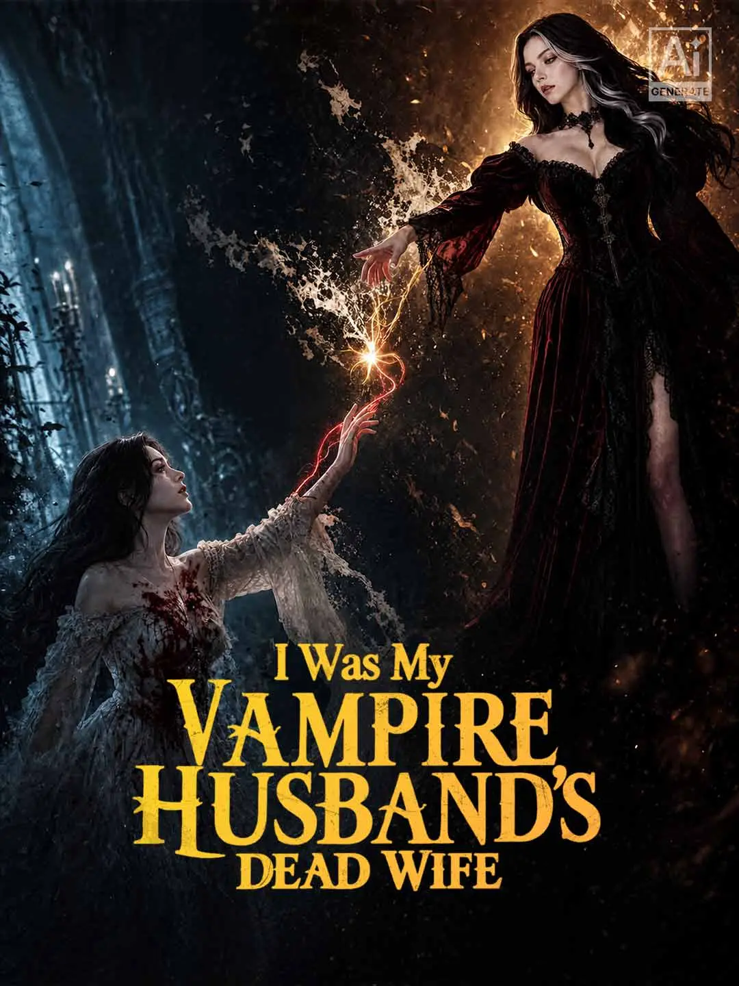 Cover of the miniseries I Was My Vampire Husband's Dead Wife