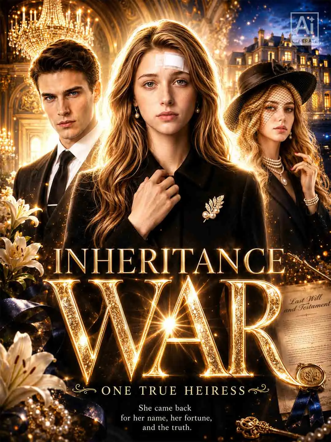 Cover of the miniseries Inheritance War: One True Heiress