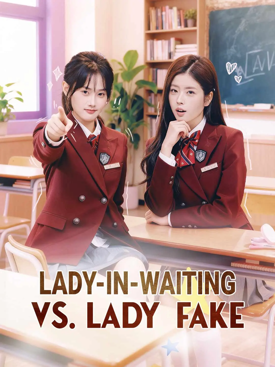 Capa da minissérie Lady-in-Waiting vs. Lady Fake