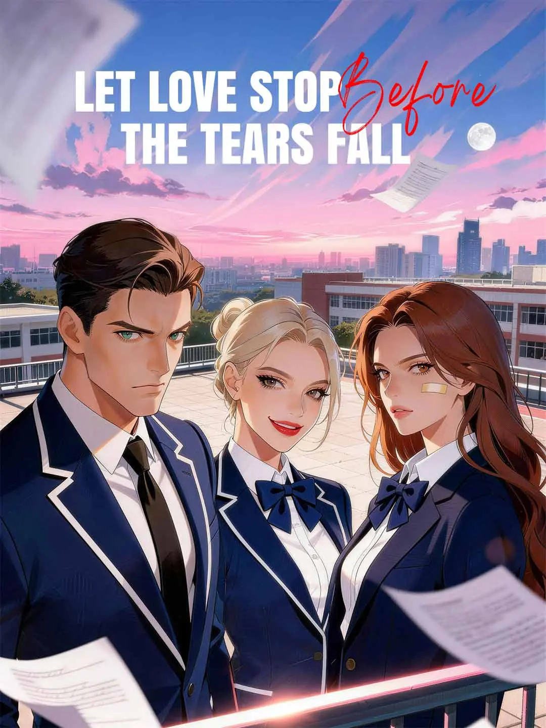 Capa da minissérie Let Love Stop Before the Tears Fall