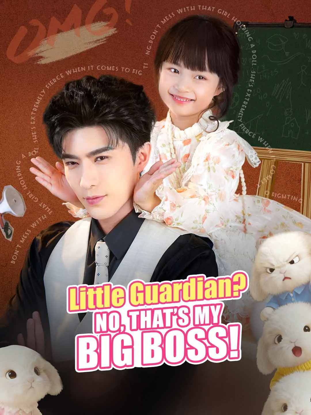 Capa da minissérie Little Guardian? No, That’s My Big Boss!