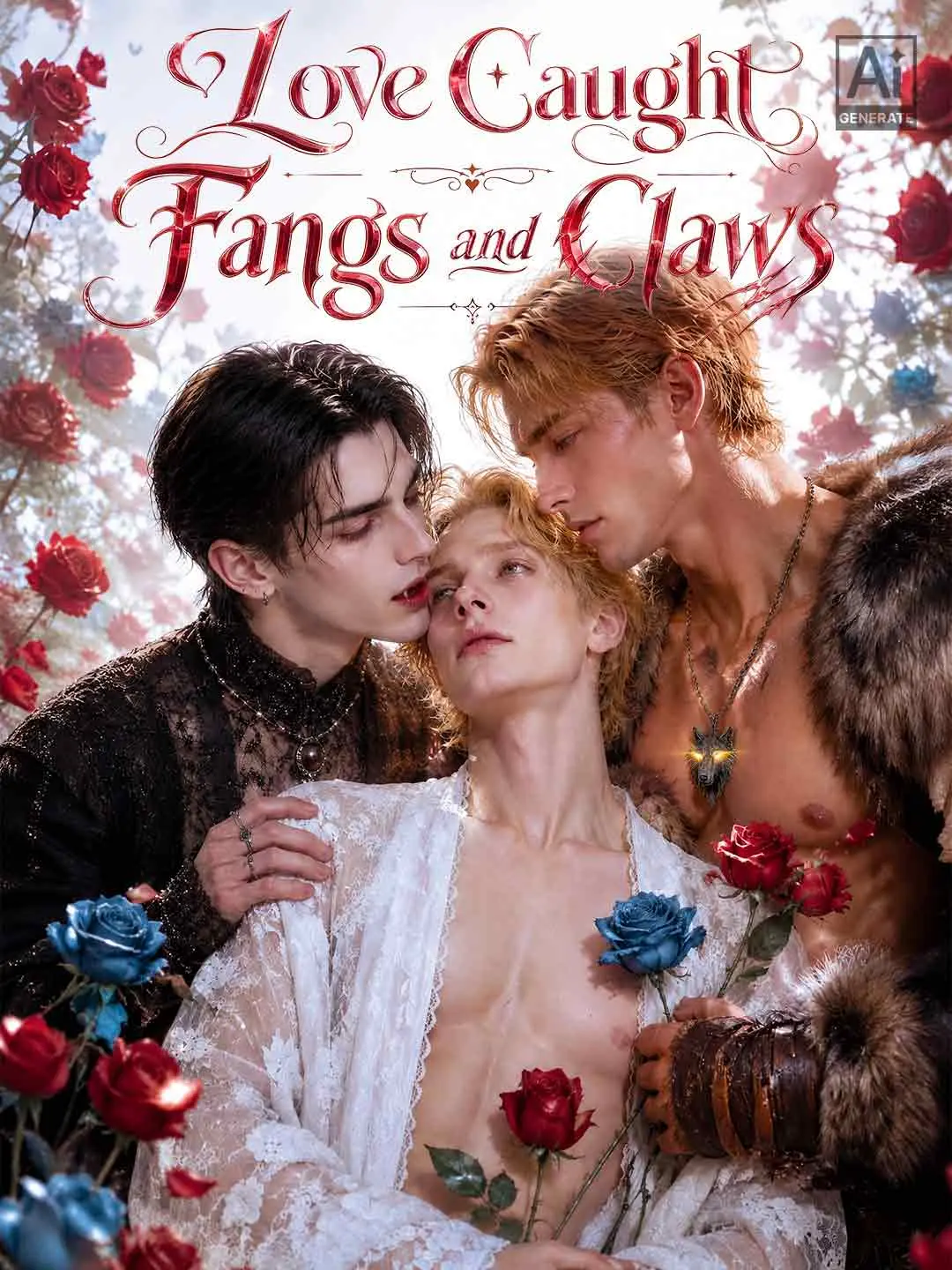 Cover of the miniseries Love Caught Fangs and Claws
