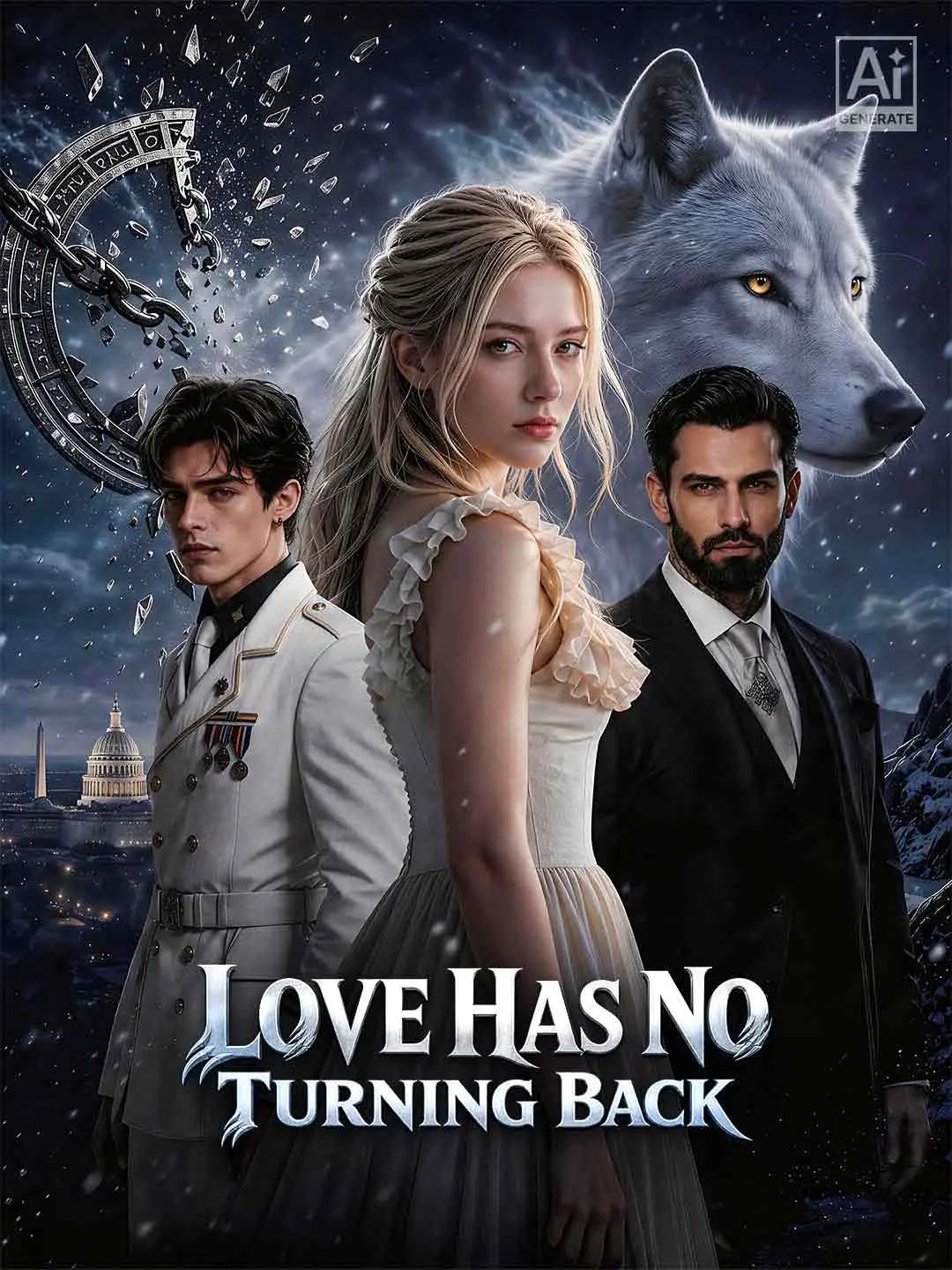 Cover of the miniseries Love Has No Turning Back