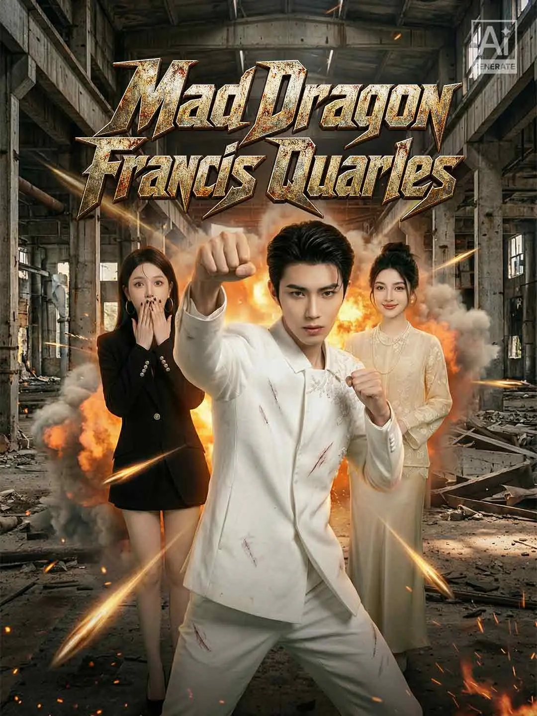 Cover of the miniseries Mad Dragon Francis Quarles