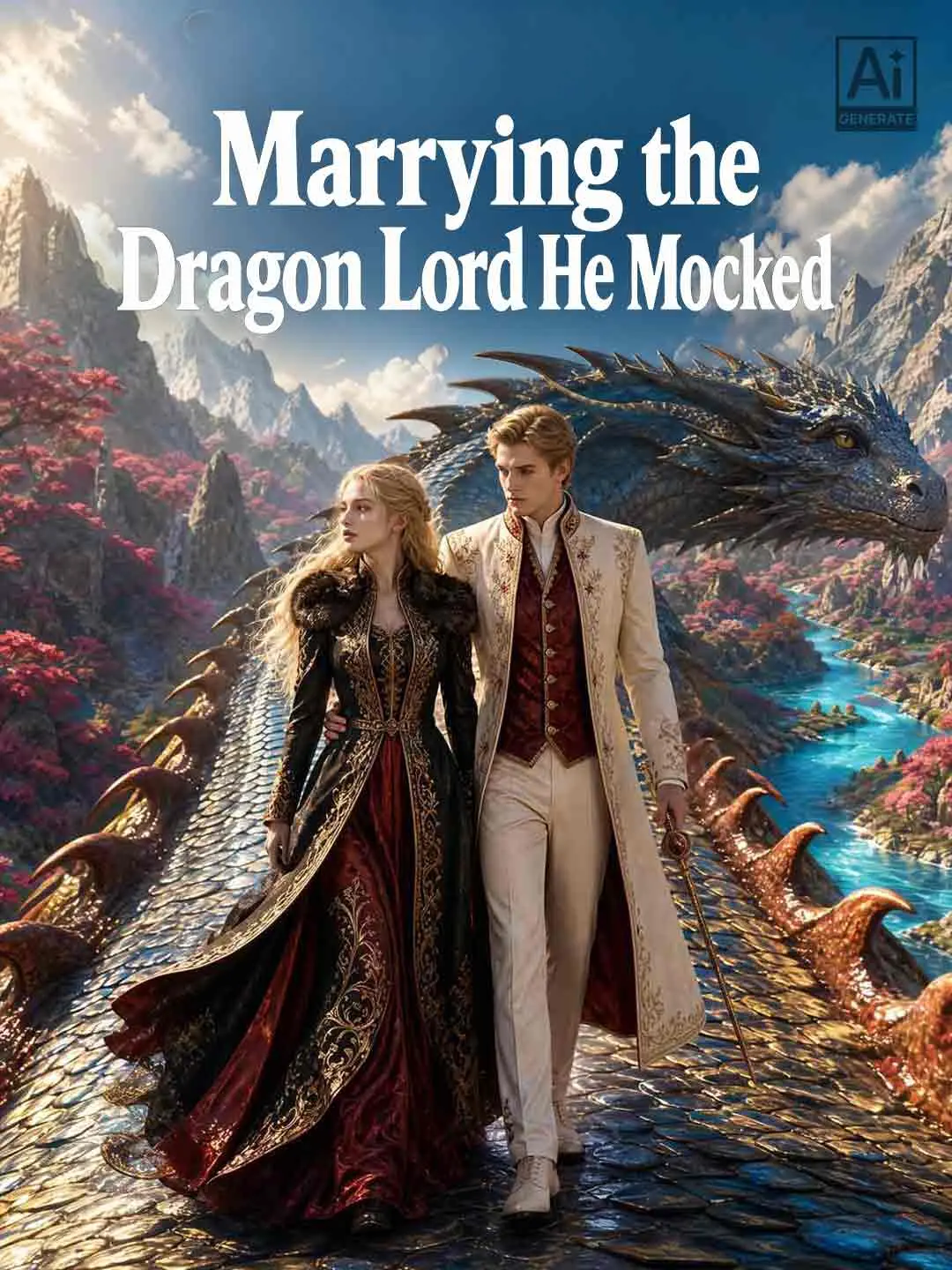 Cover of the miniseries Marrying the Dragon Lord He Mocked