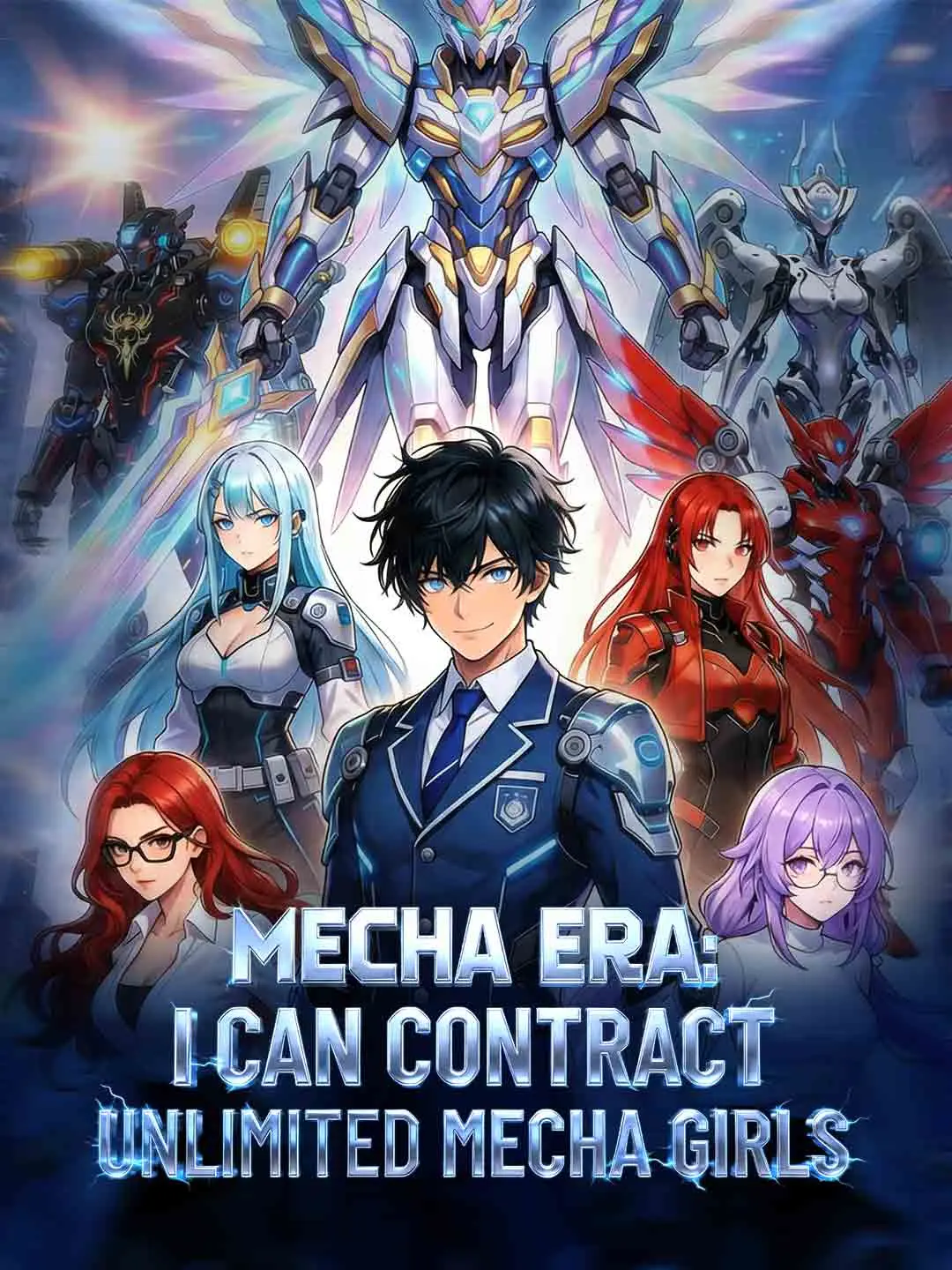Cover of the miniseries Mecha Era: I Can Contract Unlimited Mecha Girls