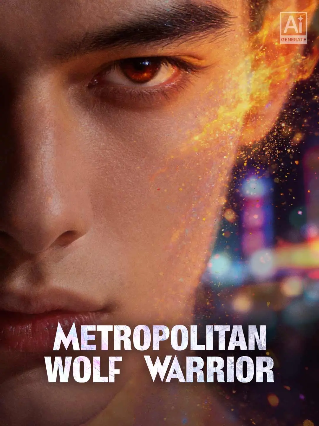 Cover of the miniseries Metropolitan Wolf Warrior