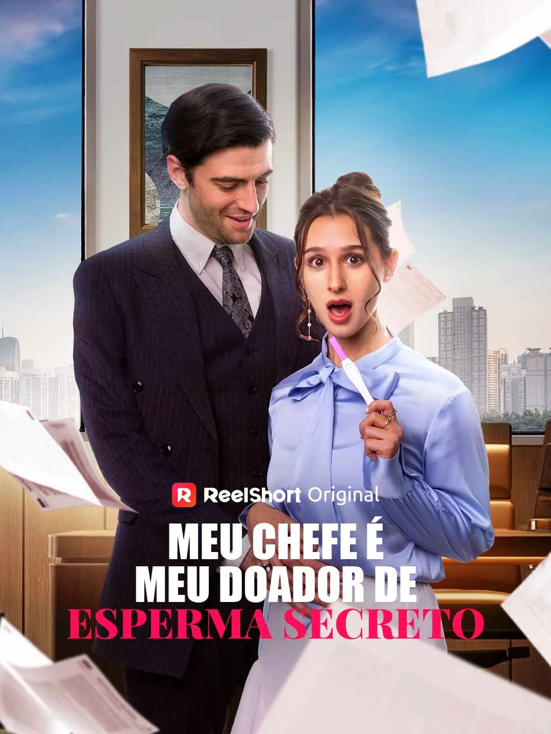 Capa da minissérie Meu Chefe é Meu Doador de Esperma Secreto