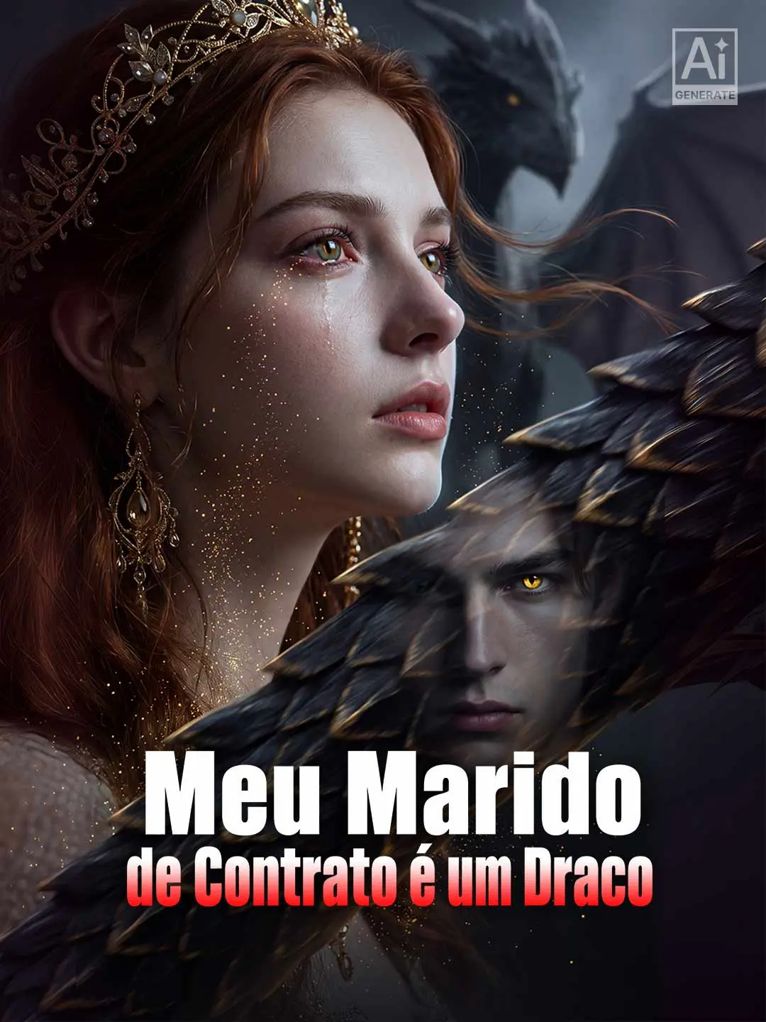 Capa da minissérie Meu Marido de Contrato é um Draco