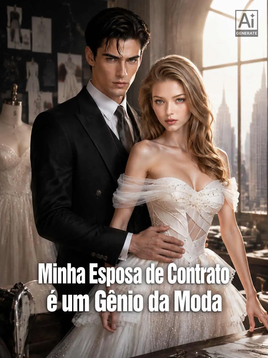 Capa da minissérie Minha Esposa de Contrato é um Gênio da Moda