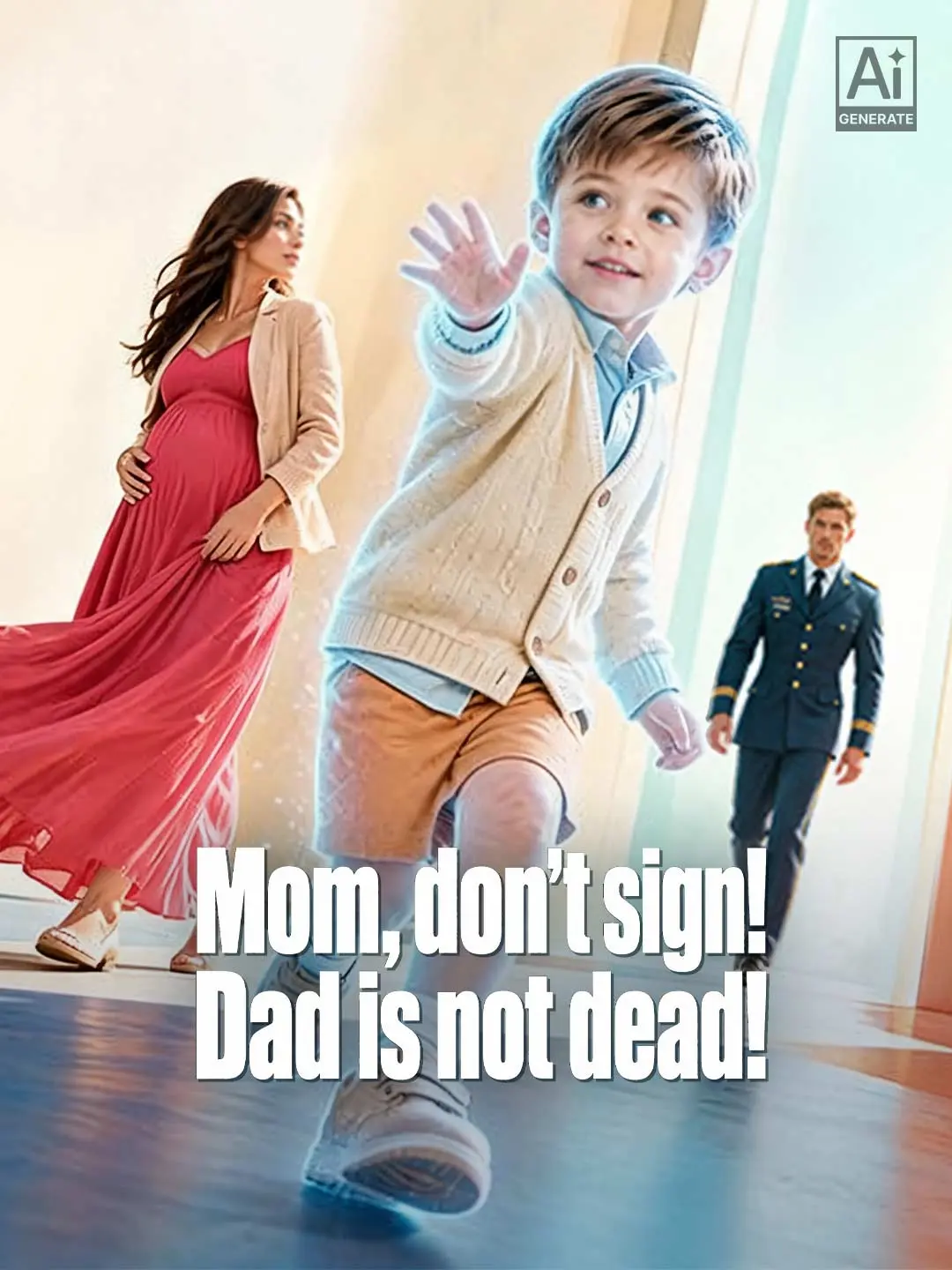 Cover of the miniseries Mom, don't sign! Dad is not dead!