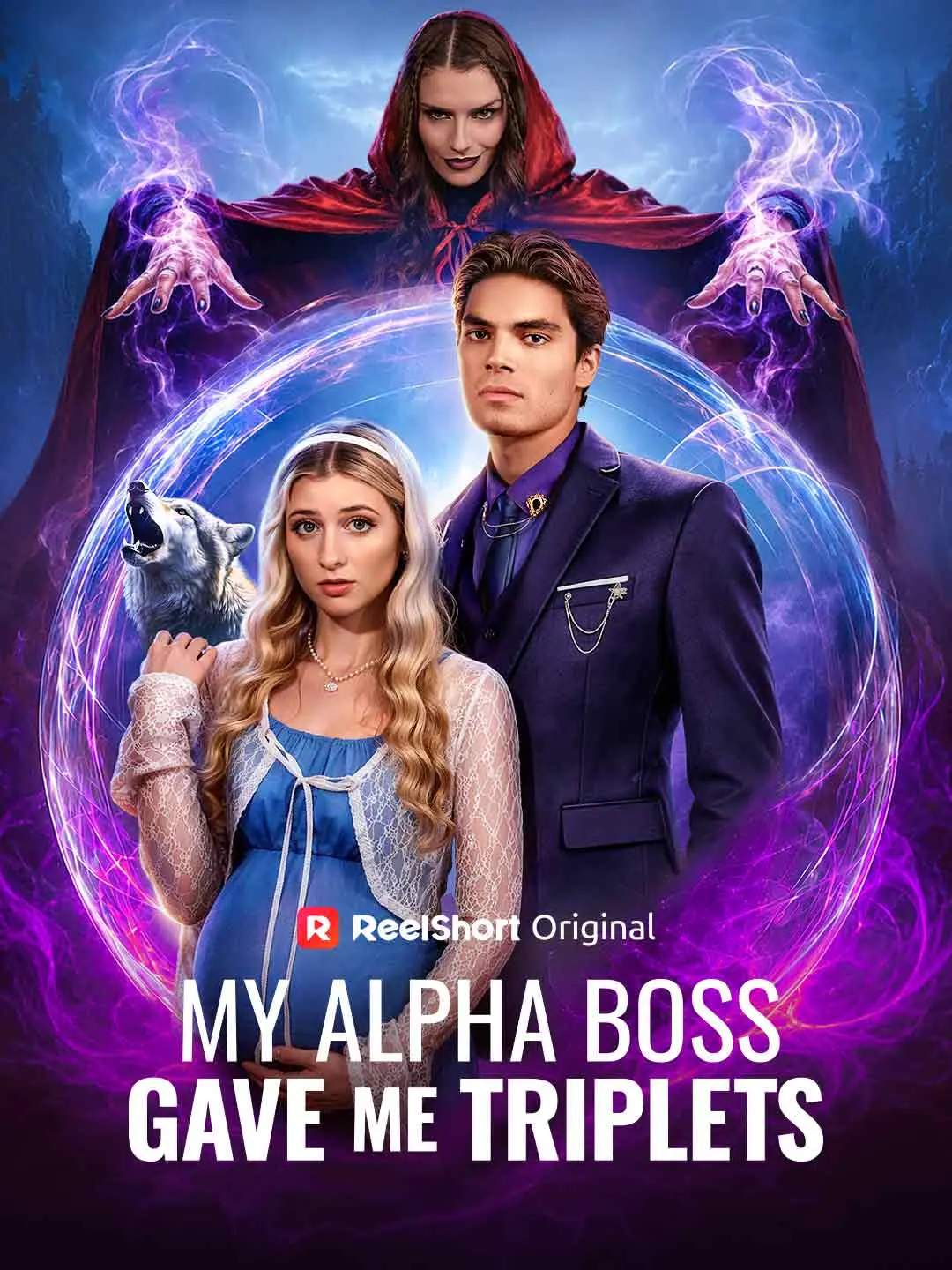 Cover of the miniseries My Alpha Boss Gave Me Triplets