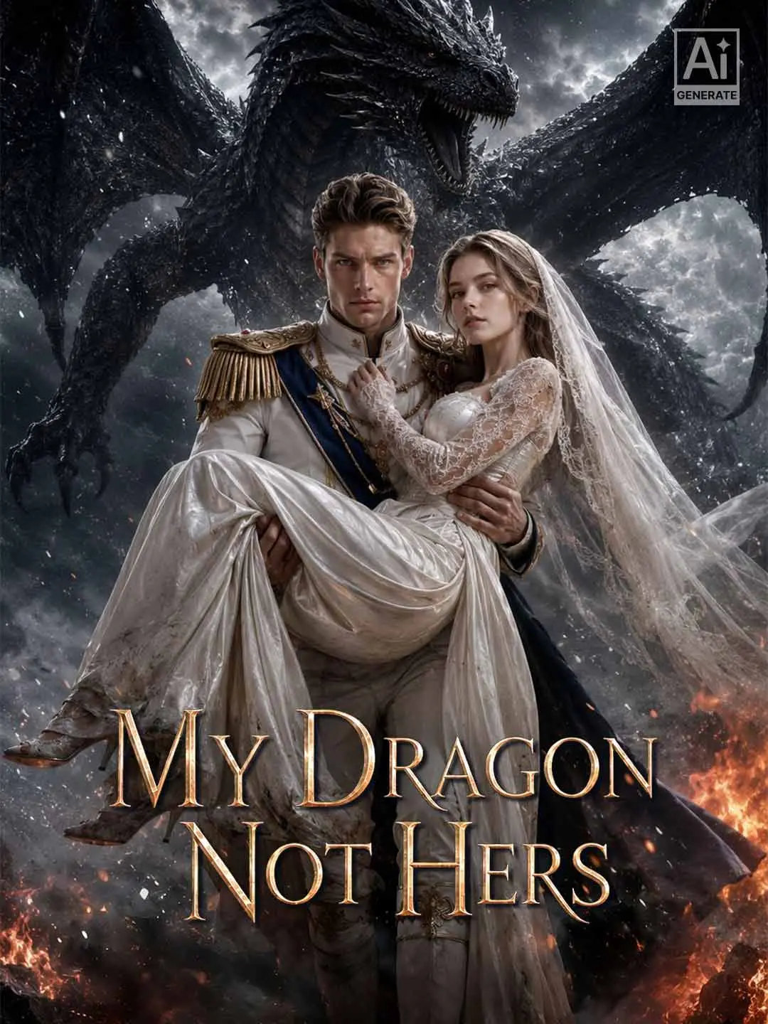Cover of the miniseries My Dragon, Not Hers