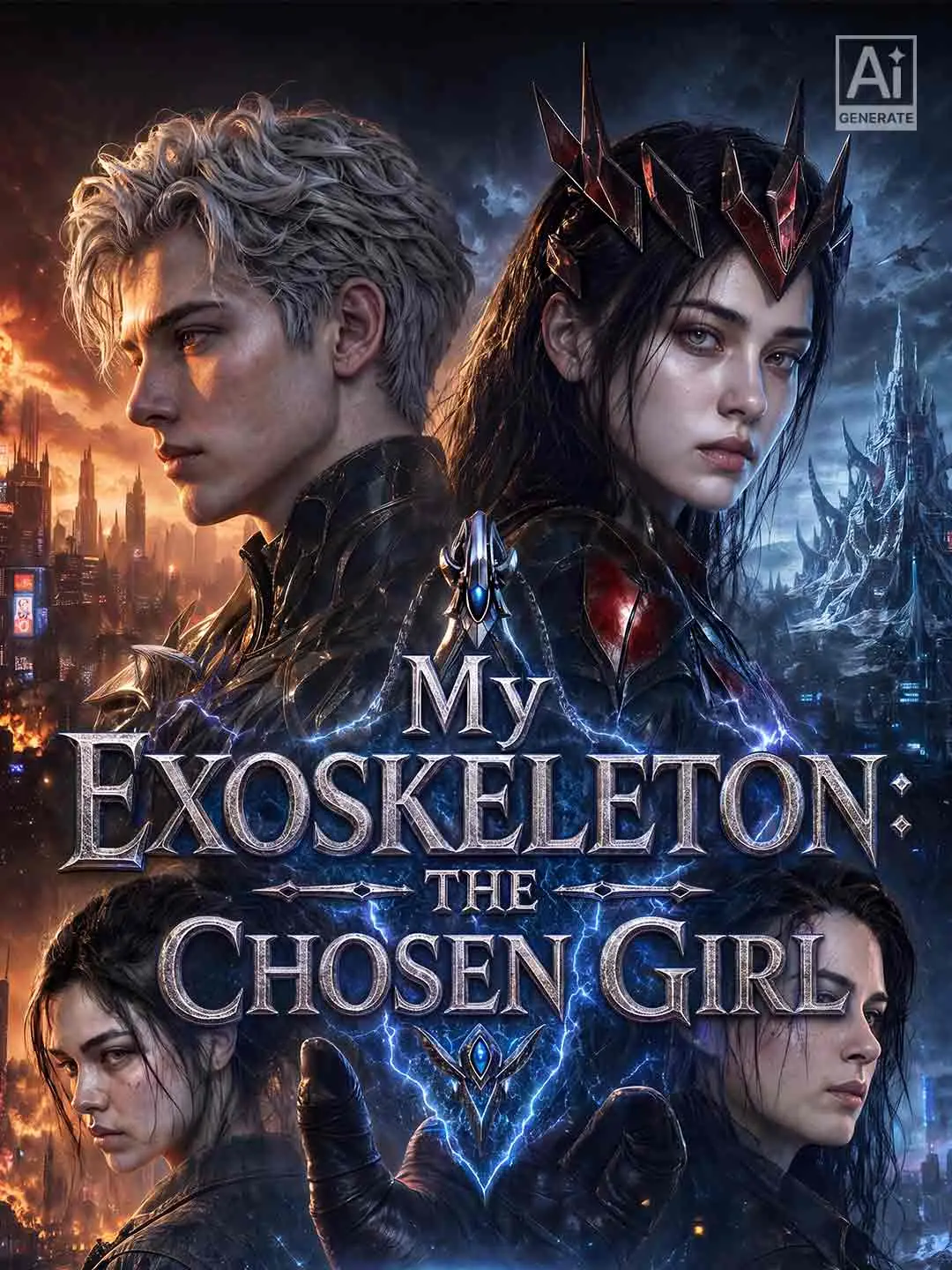 Cover of the miniseries My Exoskeleton: The Chosen Girl