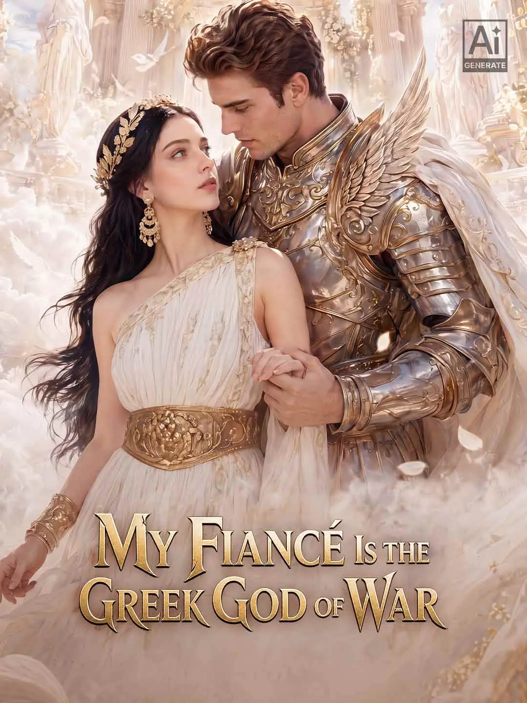 Cover of the miniseries My Fiancé Is the Greek God of War