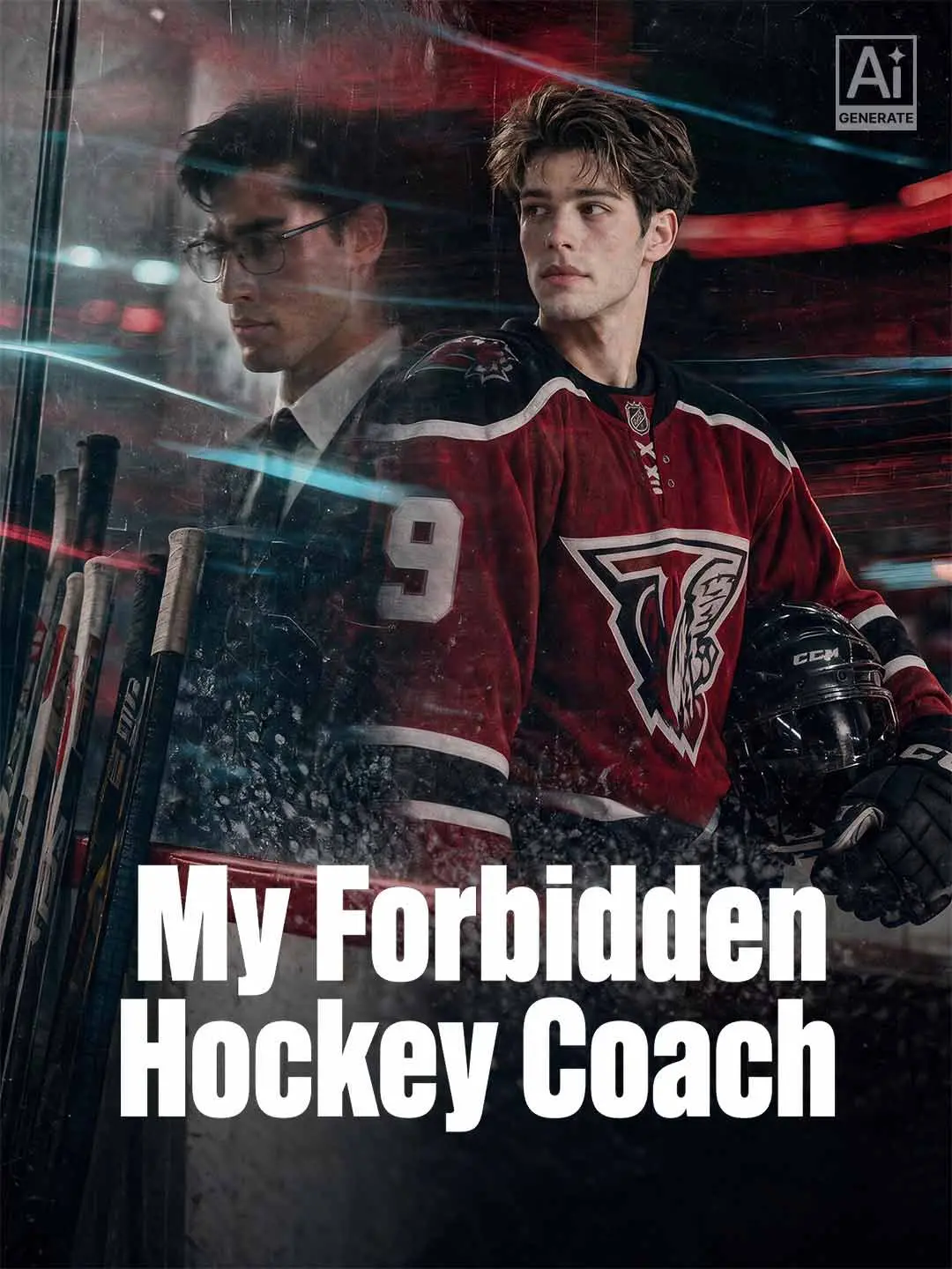 Cover of the miniseries My Forbidden Hockey Coach