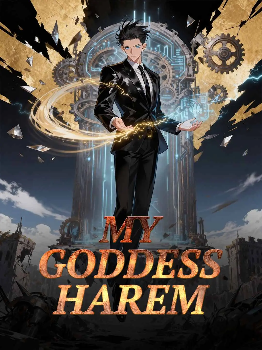 Cover of the miniseries My Goddess Harem