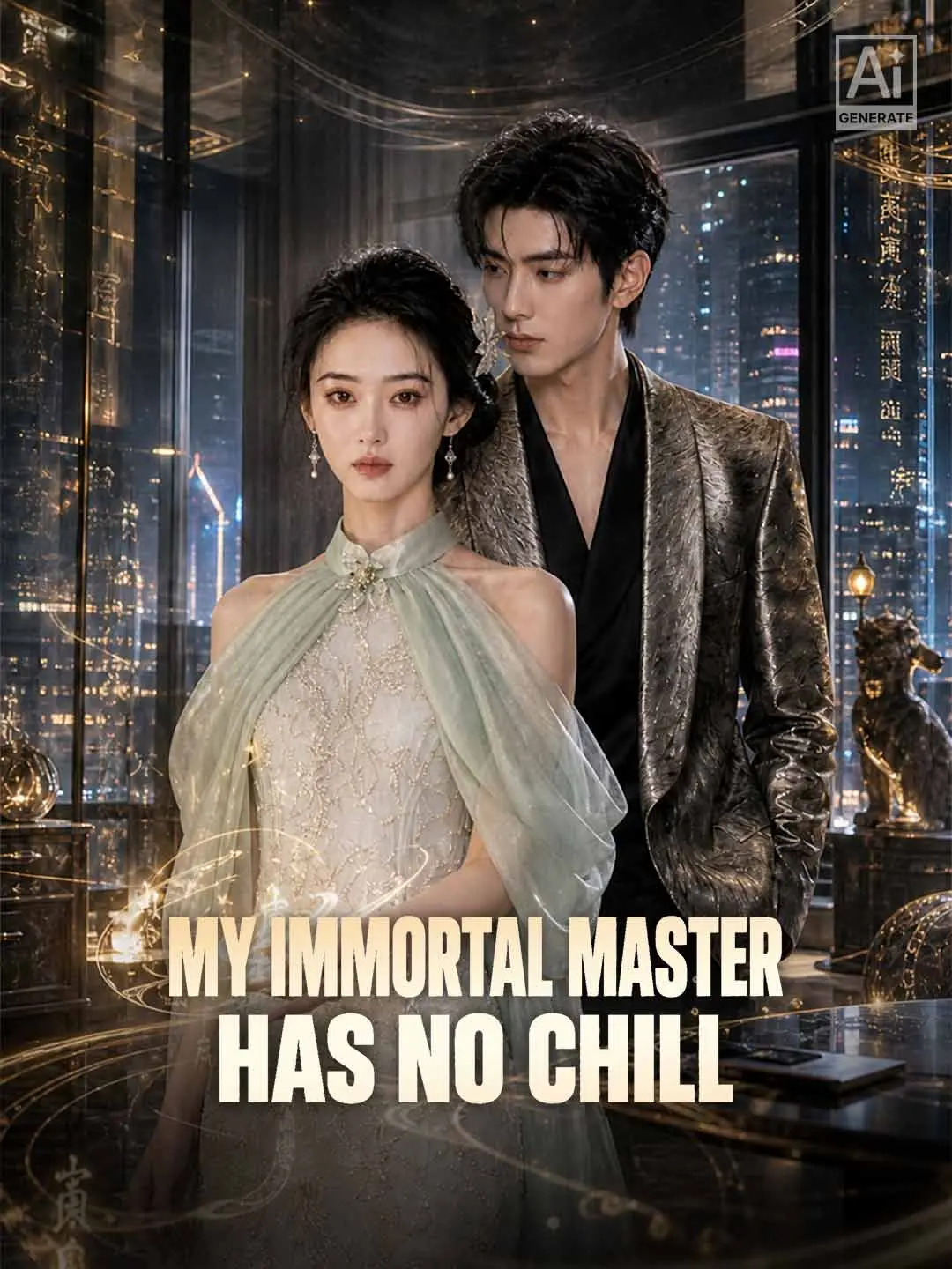 Cover of the miniseries My Immortal Master Has No Chill