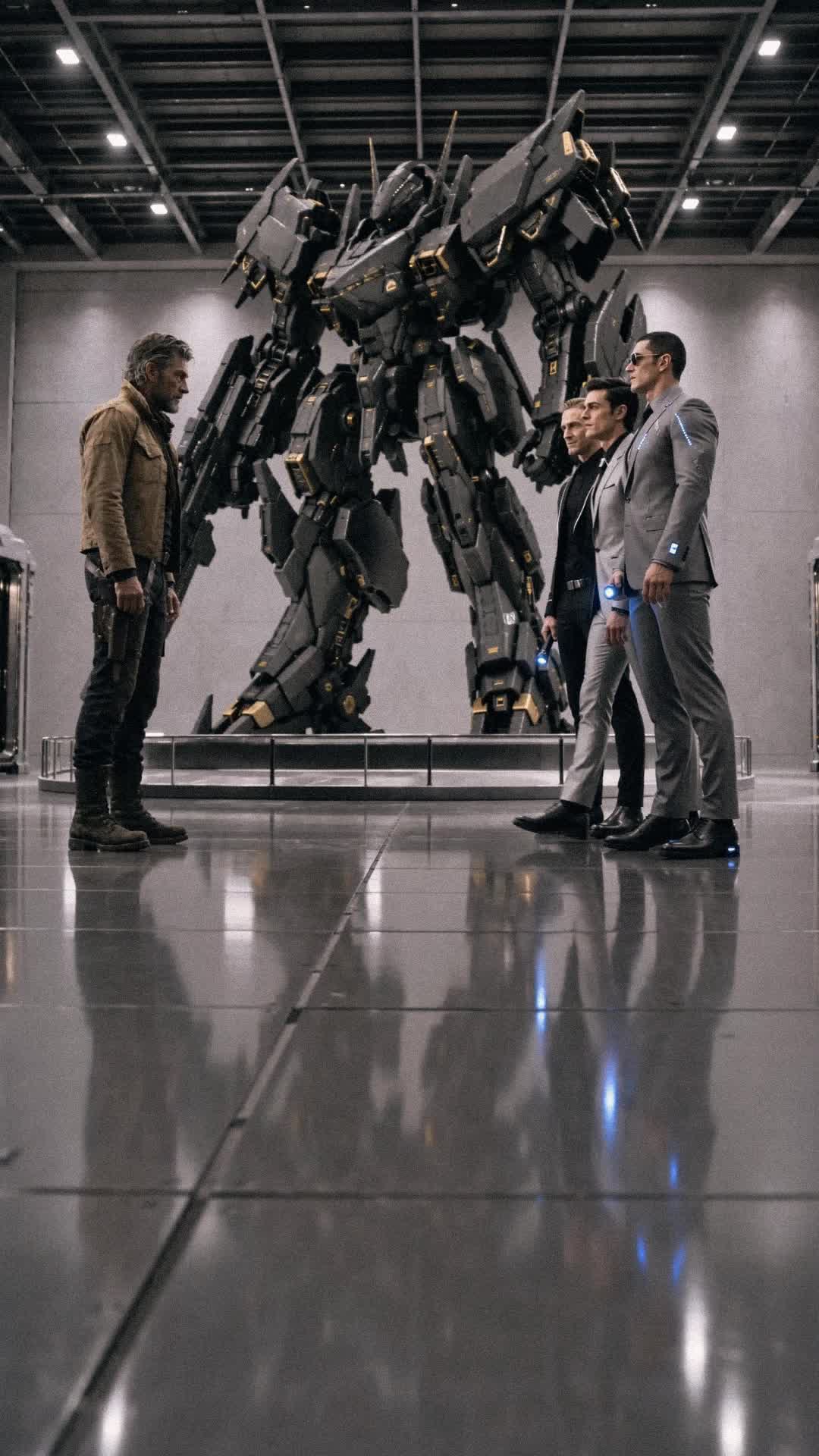Episode 3 of My Repairman Dad Is the Mecha God