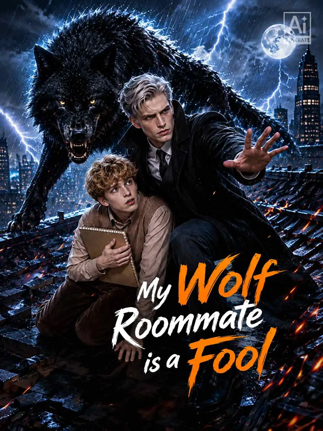 Cover of the miniseries My Wolf Roommate is a Fool