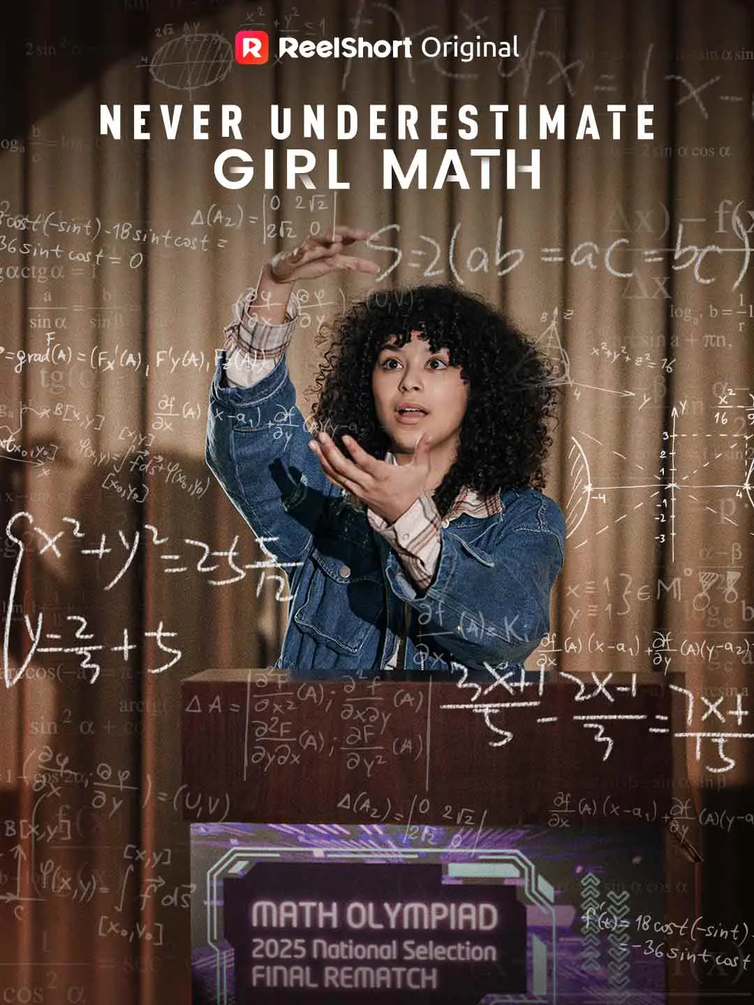 Capa da minissérie Never Underestimate Girl Math