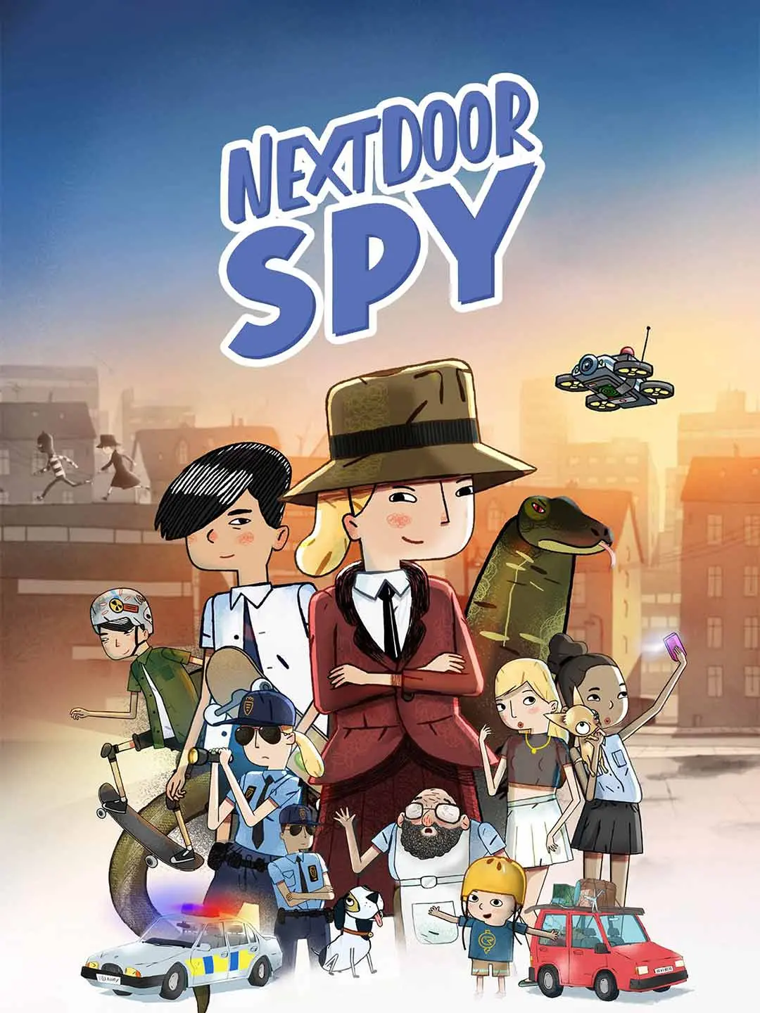 Cover of the miniseries Next Door Spy