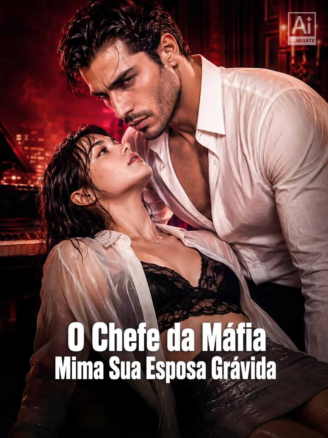 Capa da minissérie O Chefe da Máfia Mima Sua Esposa Grávida