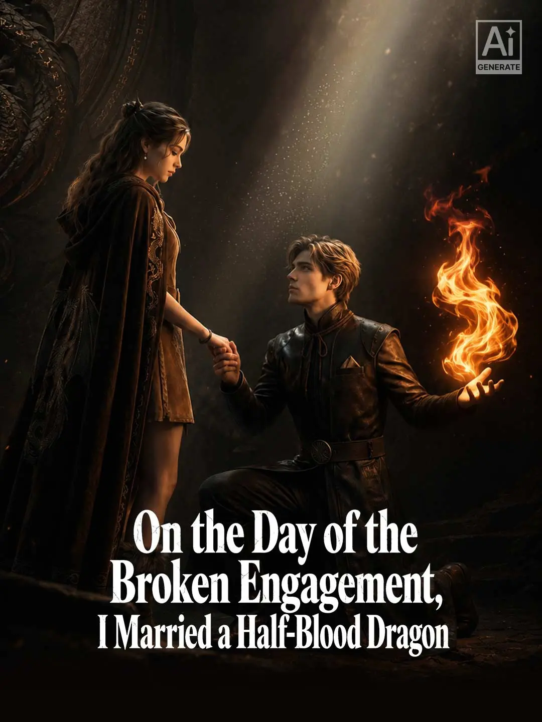 Capa da minissérie On the Day of the Broken Engagement, I Married a Half-Blood Dragon