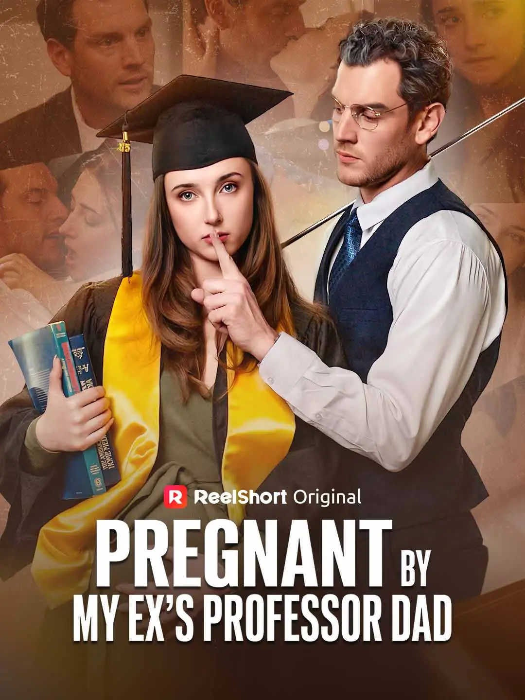 Capa da minissérie Pregnant by My Ex's Professor Dad