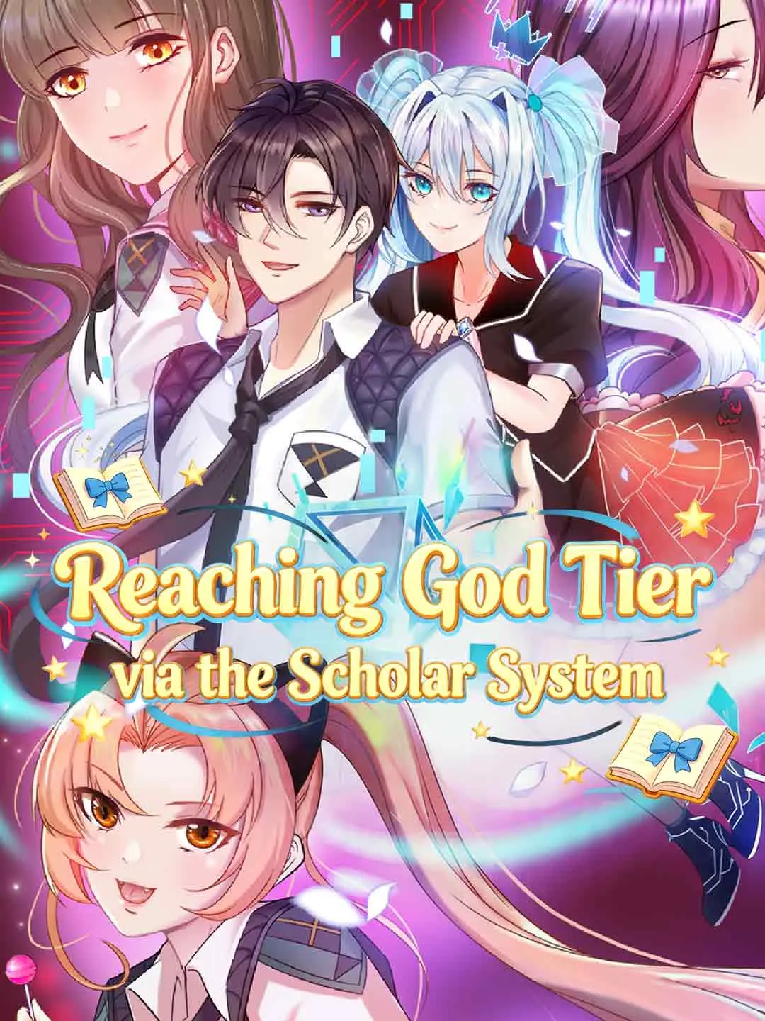 Cover of the miniseries Reaching God Tier via the Scholar System