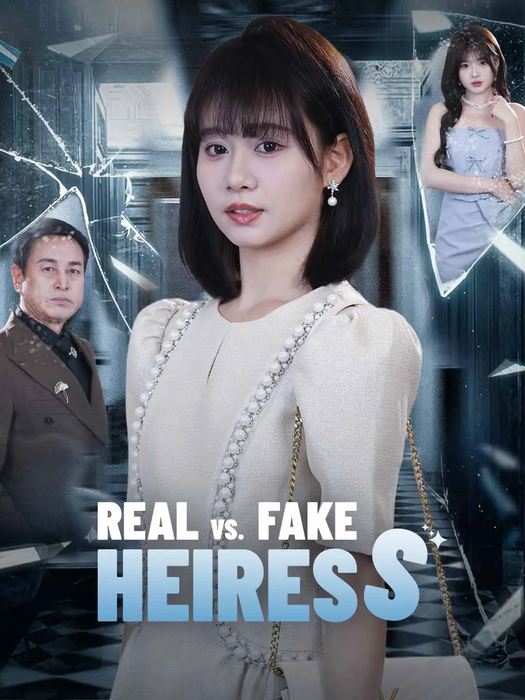 Capa da minissérie Real vs. Fake Heiress