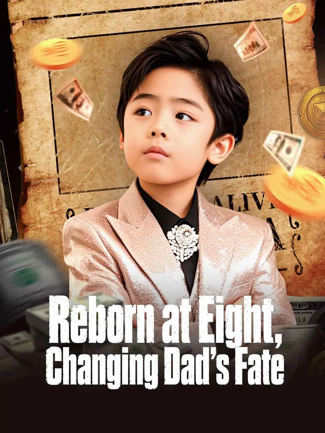 Cover of the miniseries Reborn at Eight, Changing Dad's Fate