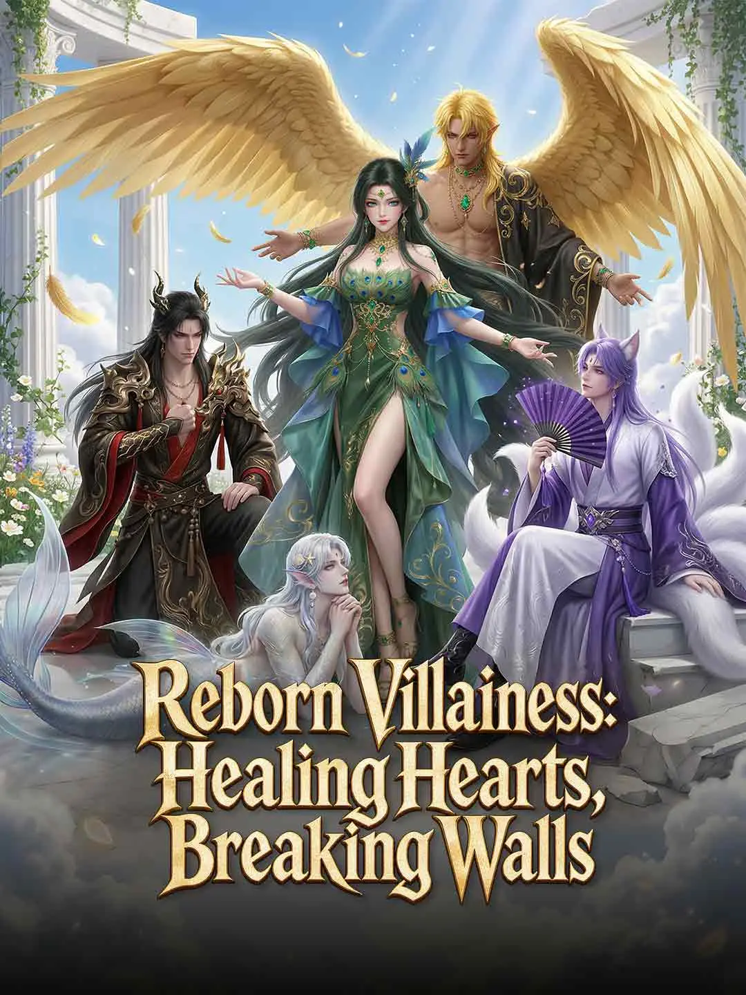Cover of the miniseries Reborn Villainess: Healing Hearts, Breaking Walls