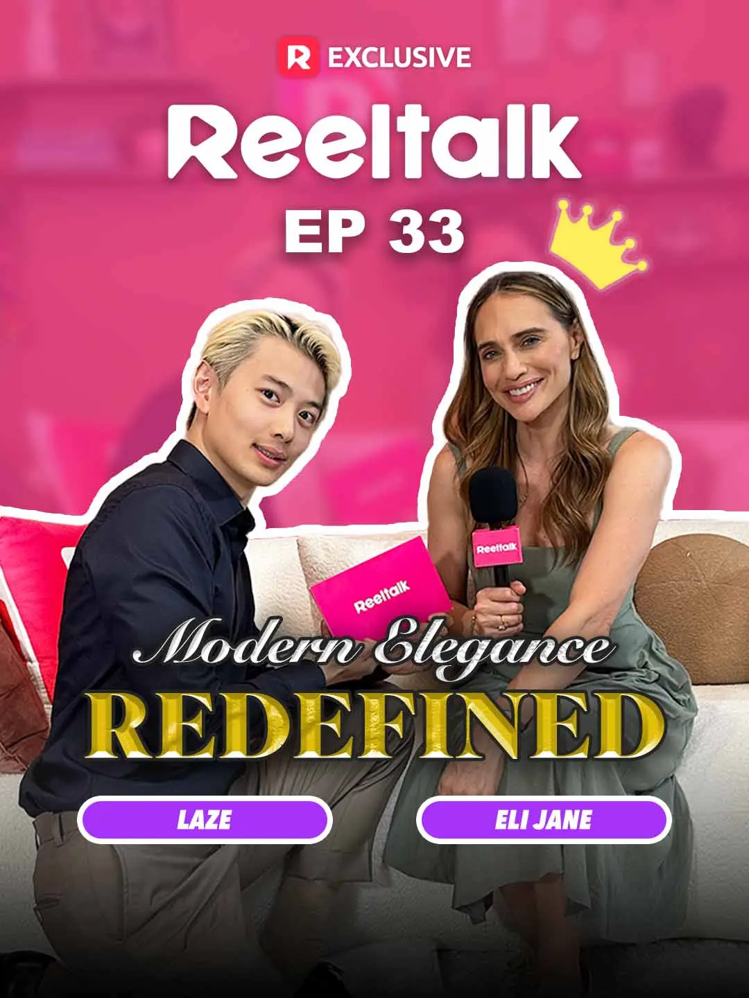 Cover of the miniseries ReelTalk EP 33-Modern Elegance, Redefined