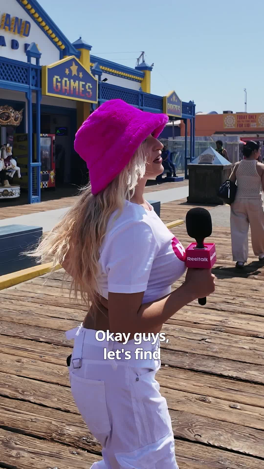 Episode 2 of ReelTalk EP 41-Street Interview at Santa Monica Pier