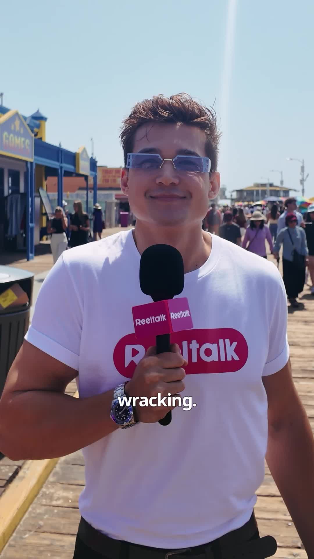 Episode 3 of ReelTalk EP 41-Street Interview at Santa Monica Pier