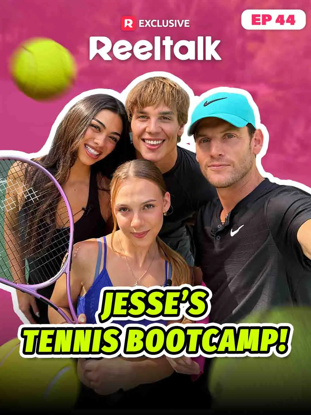 Cover of the miniseries ReelTalk EP 44-Jesse's Tennis Bootcamp