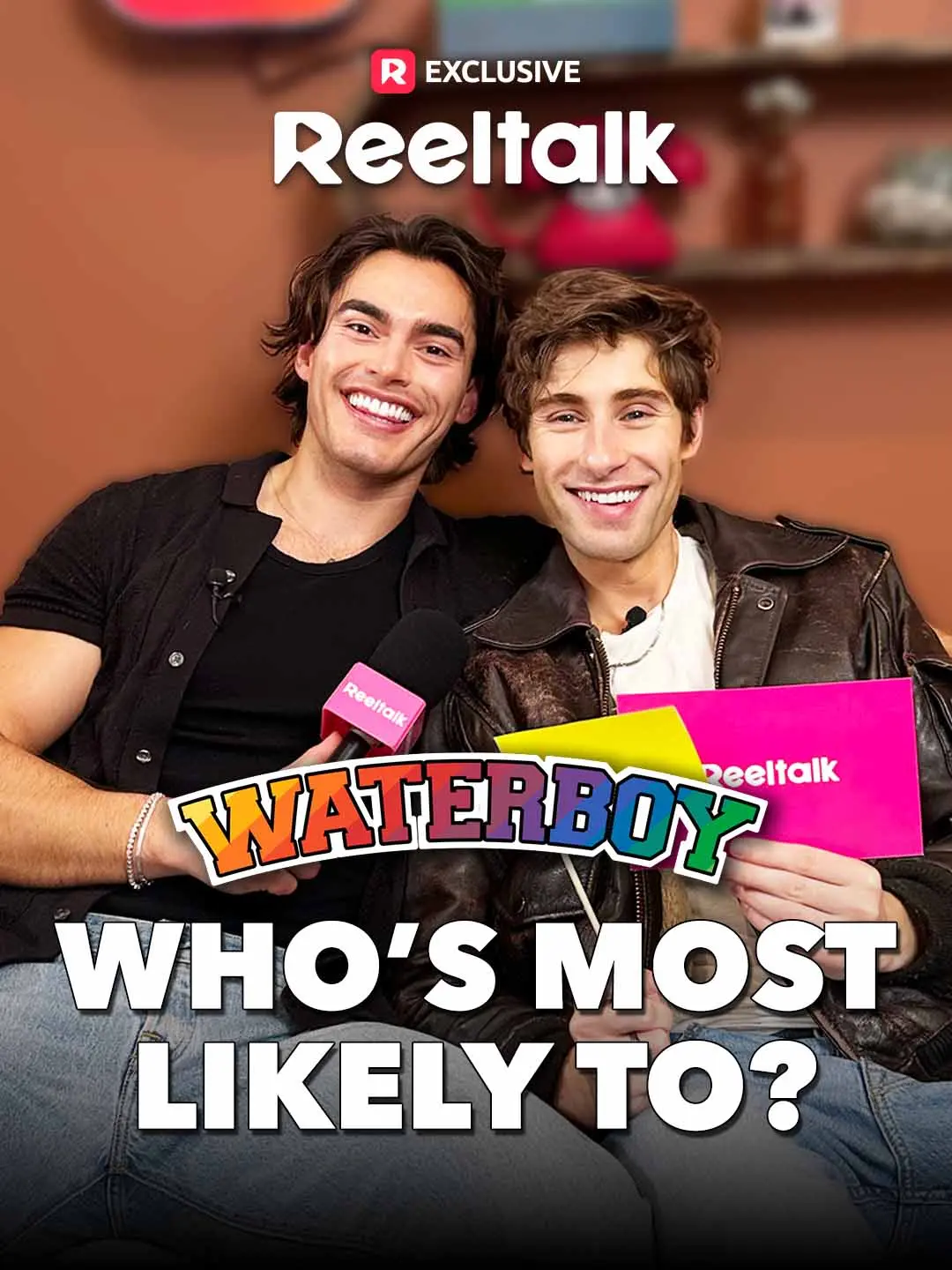 Cover of the miniseries ReelTalk EP 64-Waterboy Duo Reveal Who’s Most Likely To