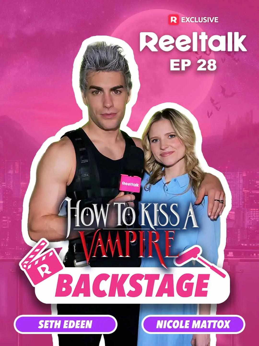 Cover of the miniseries ReelTalk EP28-Backstage: How to Kiss a Vampire