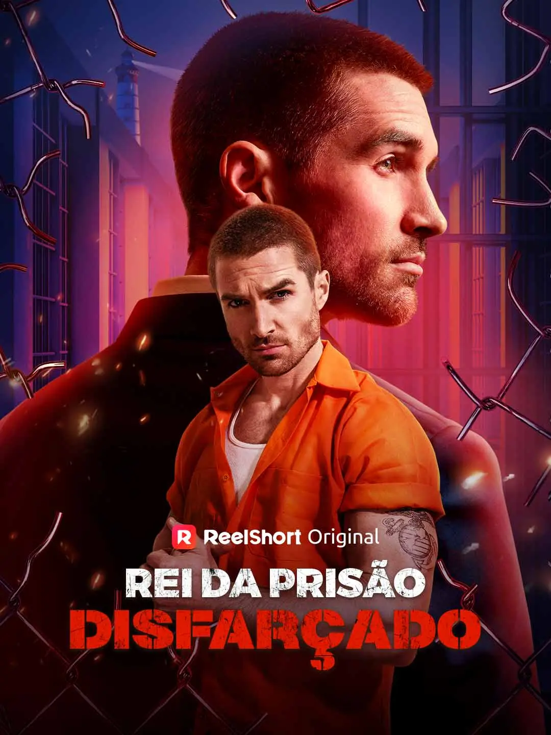 Capa da minissérie Rei da Prisão Disfarçado