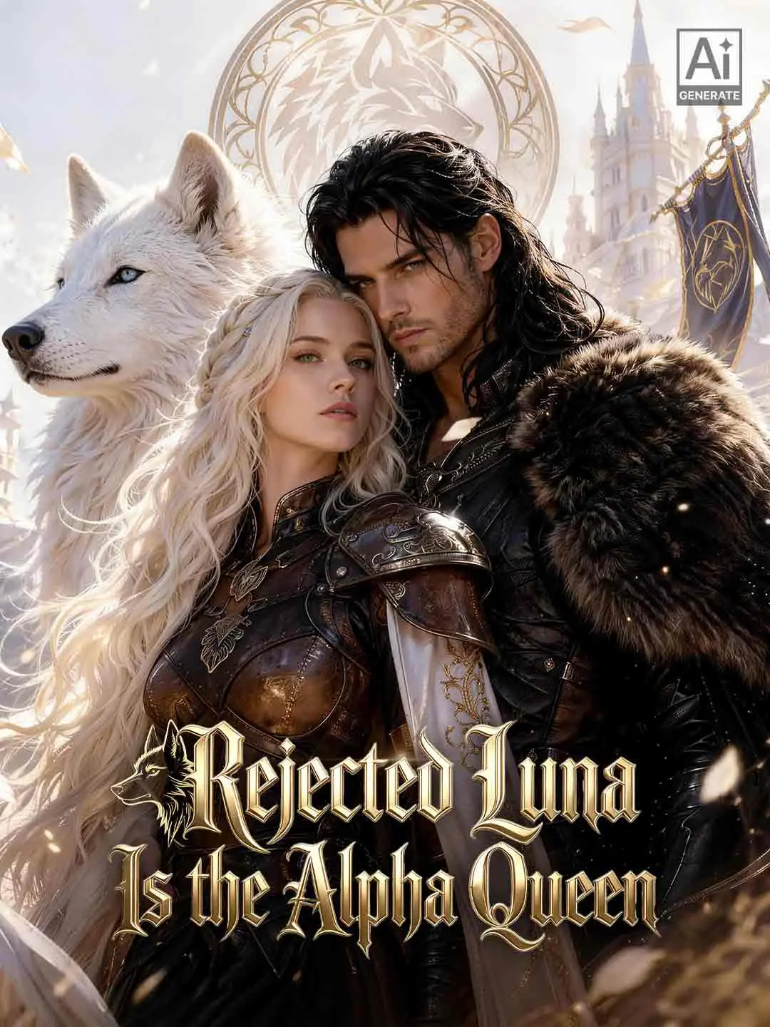 Cover of the miniseries Rejected Luna Is the Alpha Queen