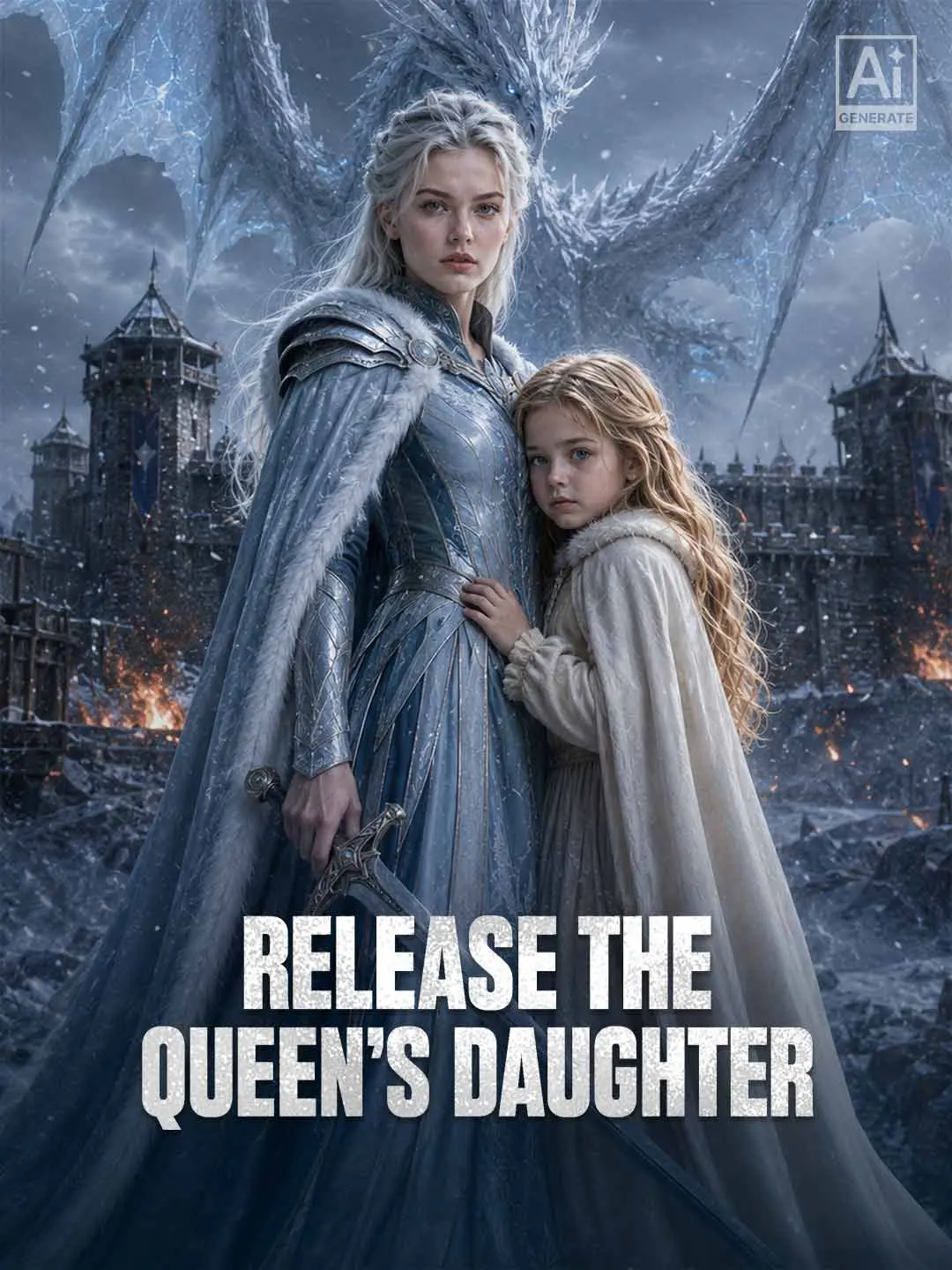 Cover of the miniseries Release the queen's daughter