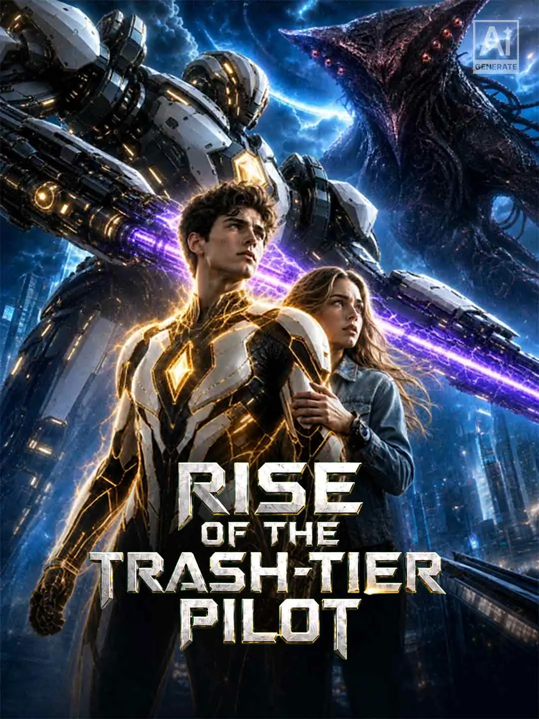 Cover of the miniseries Rise of the Trash-Tier Pilot