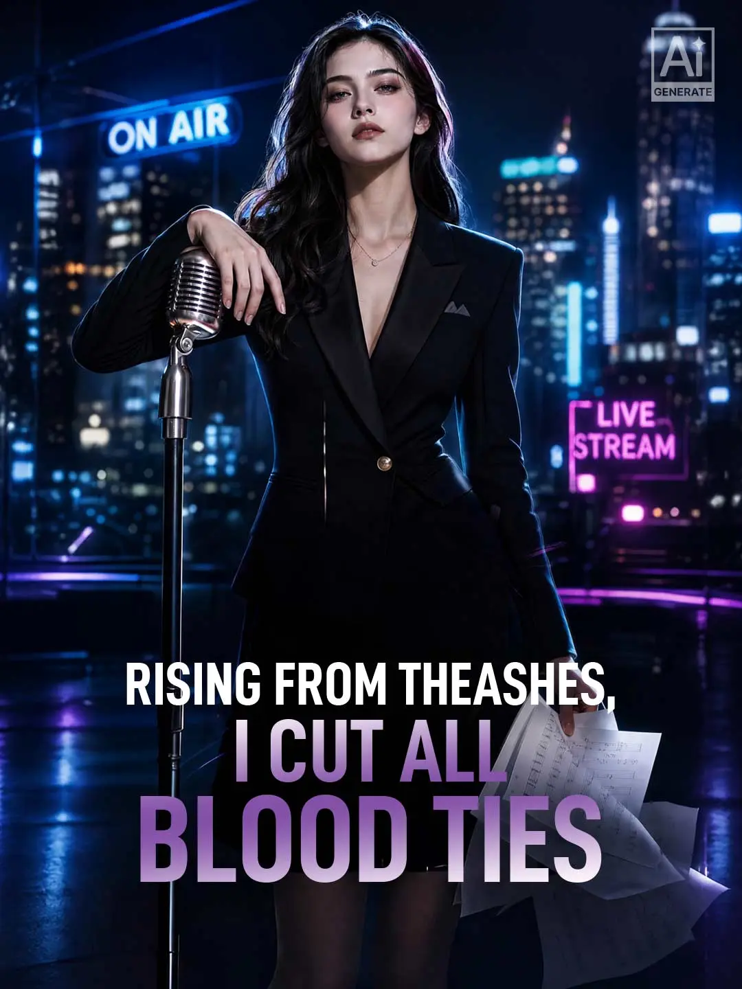 Cover of the miniseries Rising from theAshes, I Cut All Blood Ties