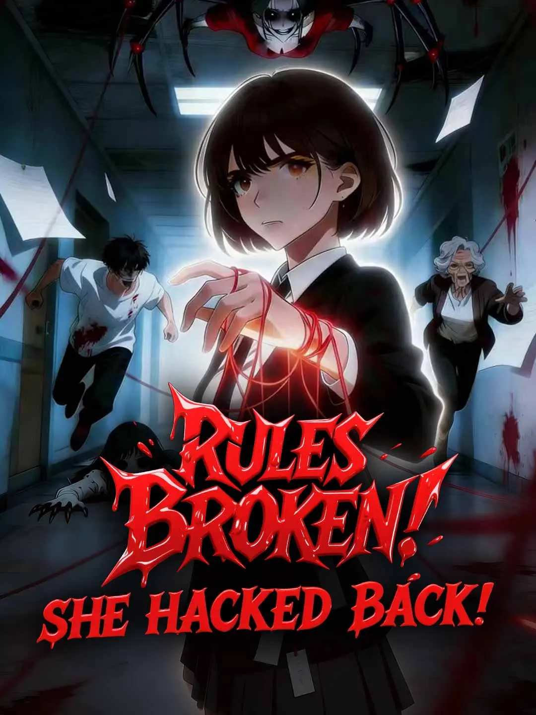 Cover of the miniseries Rules Broken! She Hacked Back!