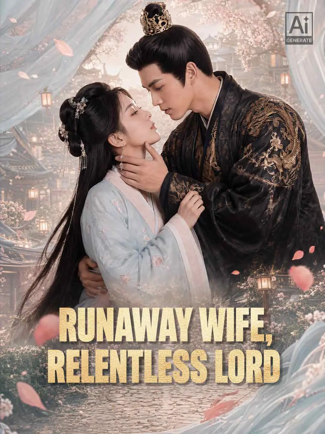 Cover of the miniseries Runaway Wife, Relentless Lord