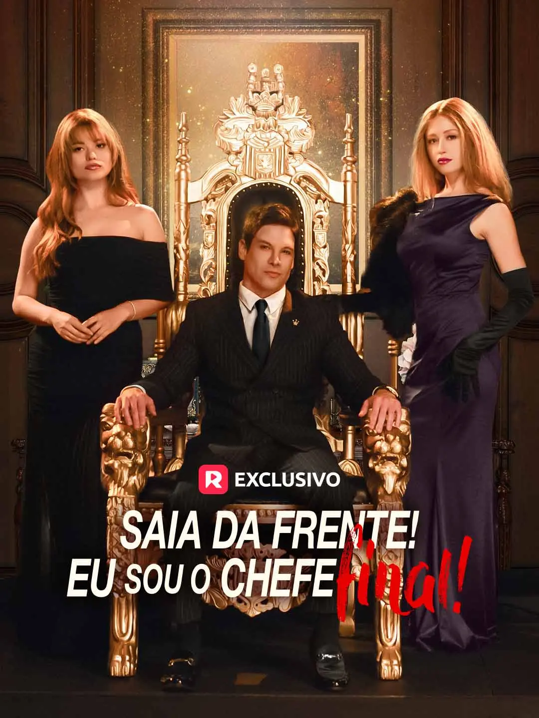 Capa da minissérie Saia da frente! Eu sou o chefe final!