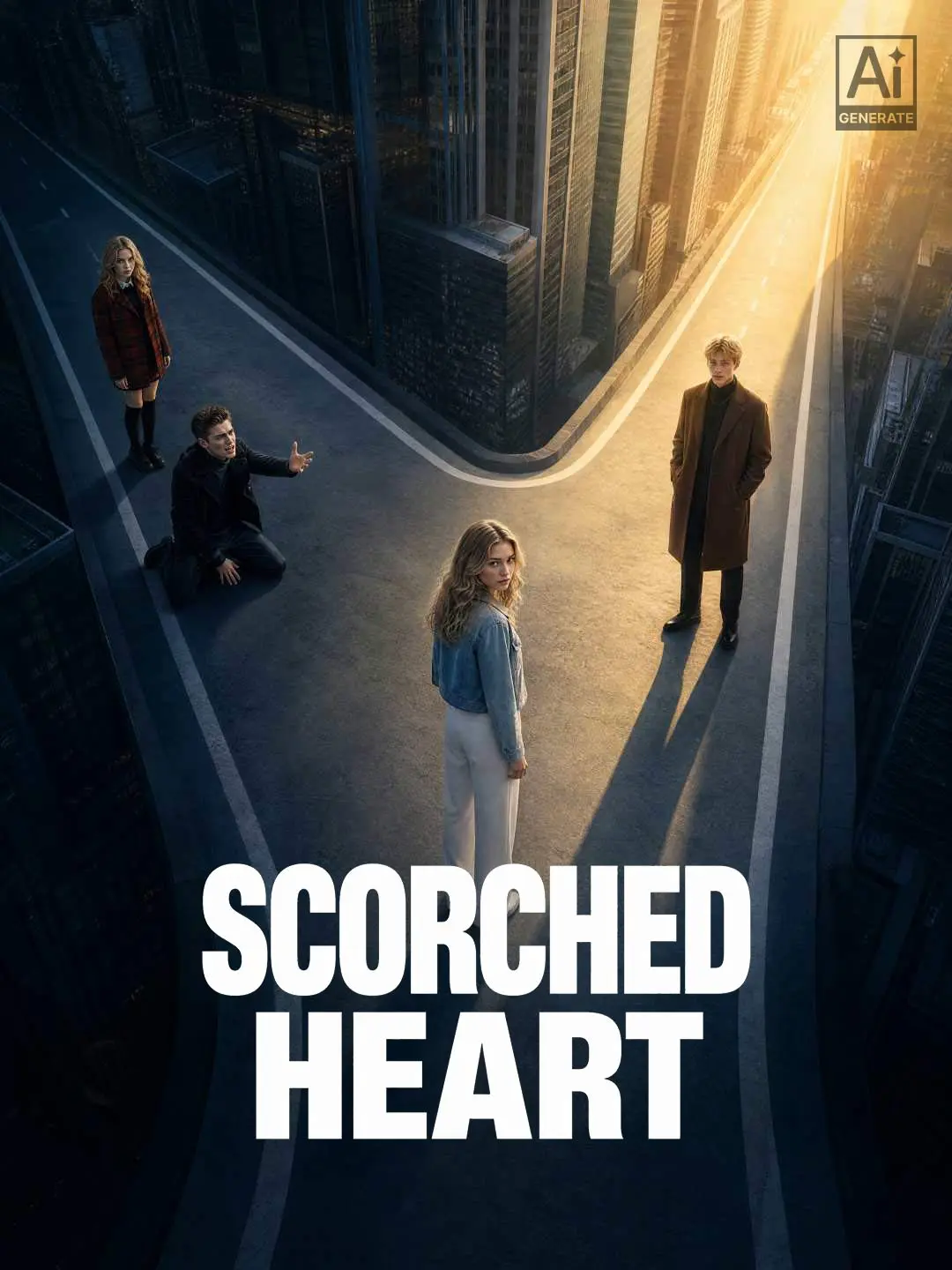 Cover of the miniseries Scorched Heart